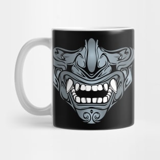 Japanese Samurai Warrior Armour Face Mask Mug